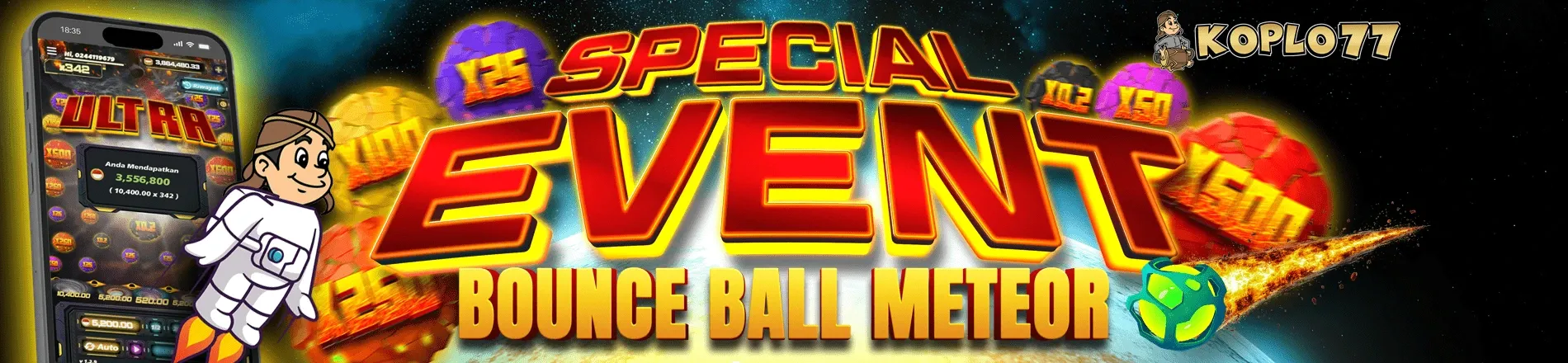 EVENT BOUNCE BALL METEOR