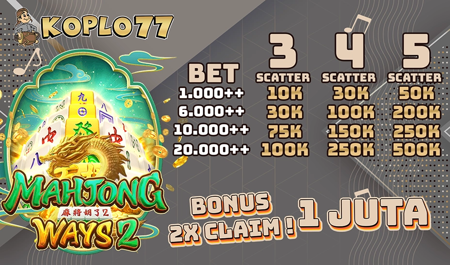 BONUS SCATTER MAHJONG WAYS